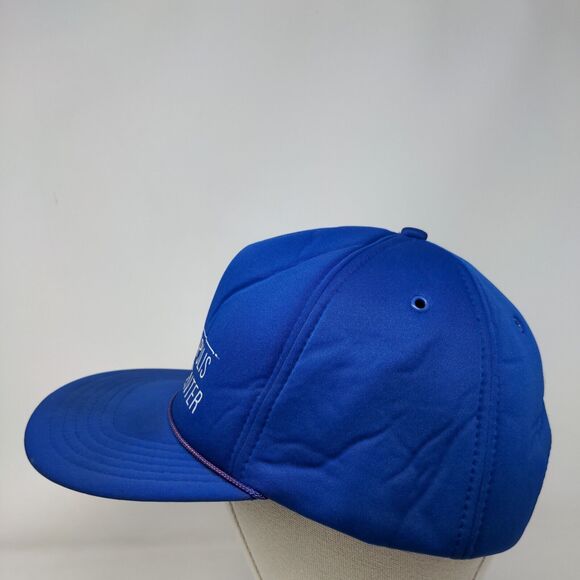 GE Indianapolis Service Center Snapback Rope Hat Blue OSFA Vent Holes - Picture 3 of 9